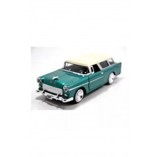 Motormax 1955 Chevy Bel Air Nomad -Yeşil 1:24 Model Araba