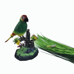 Dekoratif Ağaçlı Sesli Papağan