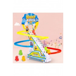 Dön Dolaş Ördek Oyunu Kaydıraktan Merdivenden Çıkıp Kayan Renkli Yavru Ördek Işıklı Müzikli