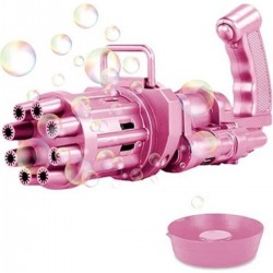 Jetle Gelsin Pilli Köpük Tabancası Bubble Machine Pembe