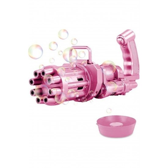 Jetle Gelsin Pilli Köpük Tabancası Bubble Machine Pembe