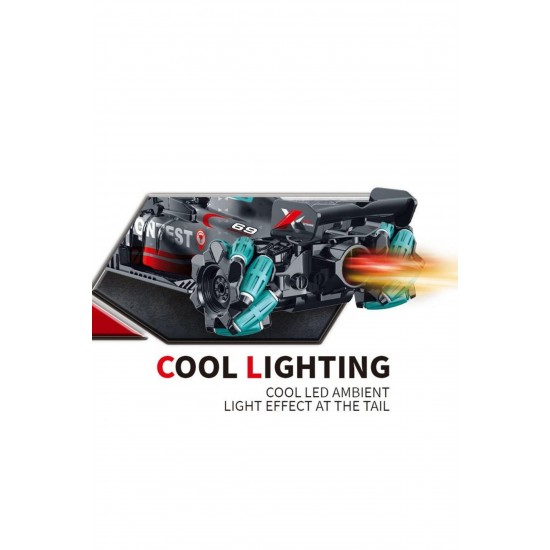Kumandalı Şarjlı 360° Full Fonksiyon Süper Hızlı Drift Arabası Işıklı Ve Duman Atan