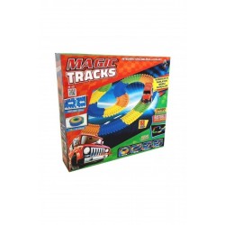 Magic Tracks Hareketli Raylar 168 Parça, Işıklı Araba , Raylı Araba Y058