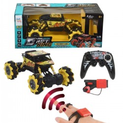 Metal 4x4 Off Road Rc Ve El'den Kontrol 2.4 Ghz Drift King, Rock Crawler