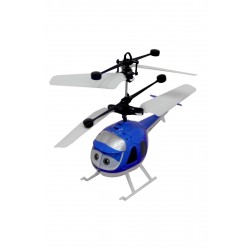 Mini Kızılötesi Sensörlü Helikopter Mavi