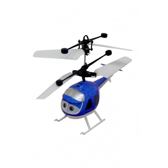 Mini Kızılötesi Sensörlü Helikopter Mavi