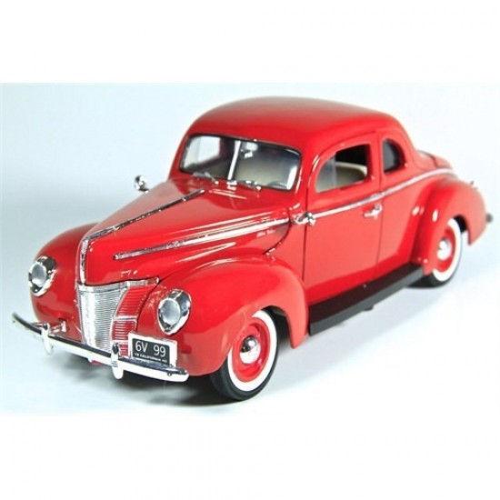 Motormax 1:18 1940 Ford Deluxe -Kırmızı Model Araba