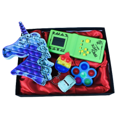 Oyuncak Hediye Kutusu Pop It Duyusal Stres Oyuncağı Nostaljik Oyuncak El Atarisi Tetris