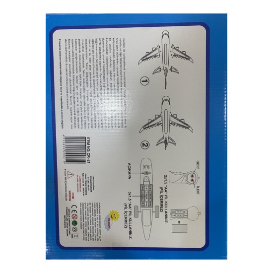 Oyuncak Uzaktan Kumandalı Yolcu Uçağı