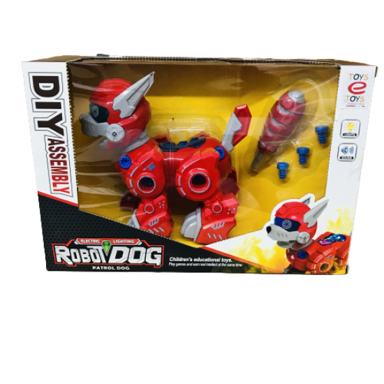 Robot Dog Sesli Pilli Robot Oyuncak