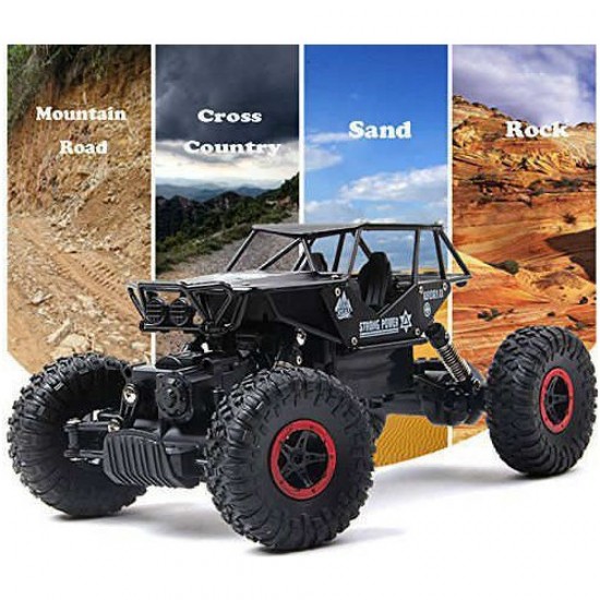 Rock Crawler Monster Off Road Metal Gövde 2.4ghz Dağda, Çölde, Kayalıklarda Buggy Jeep 4x4 1:18