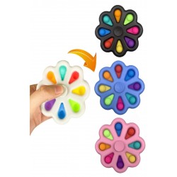 Stres Çarkı Pop It Push Bubble Fidget Stres Çarklı Popit Simple Dimple Oyuncak 1 Adet