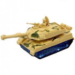 Tank King Pilli Işıklı Sesli Tank Kahverengi