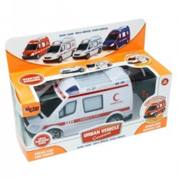 Uzaktan Kumandalı 1:18 Full Fonksiyonlu Ambulans Aracı