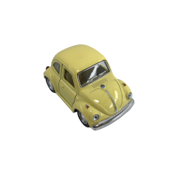 Vosvos Sarı Çek Bırak Oyuncak Araba Metal 